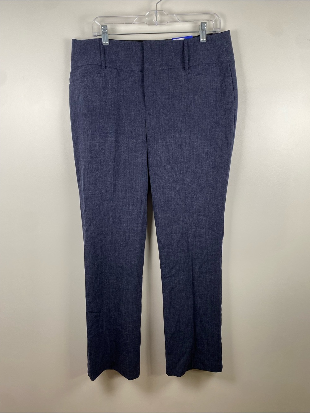 NWT Apt. 9 Navy Mid Rise Boot Cut Dress Pants size 12‎